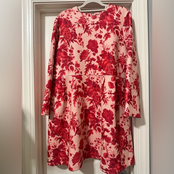 Tuckernuck Red Floral Long Sleeve Dress - Picture 2 of 7